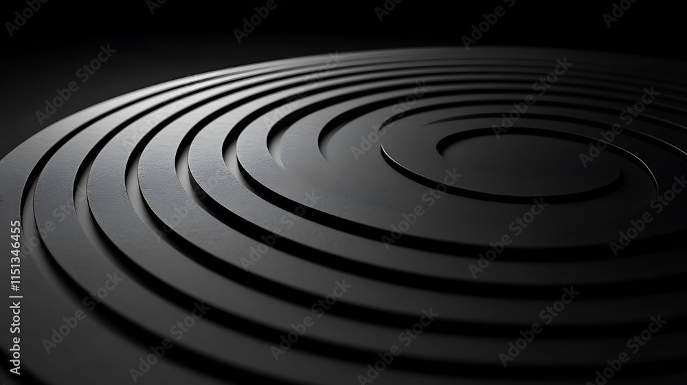 Abstract dark concentric circles. Abstract dark concentric circles.