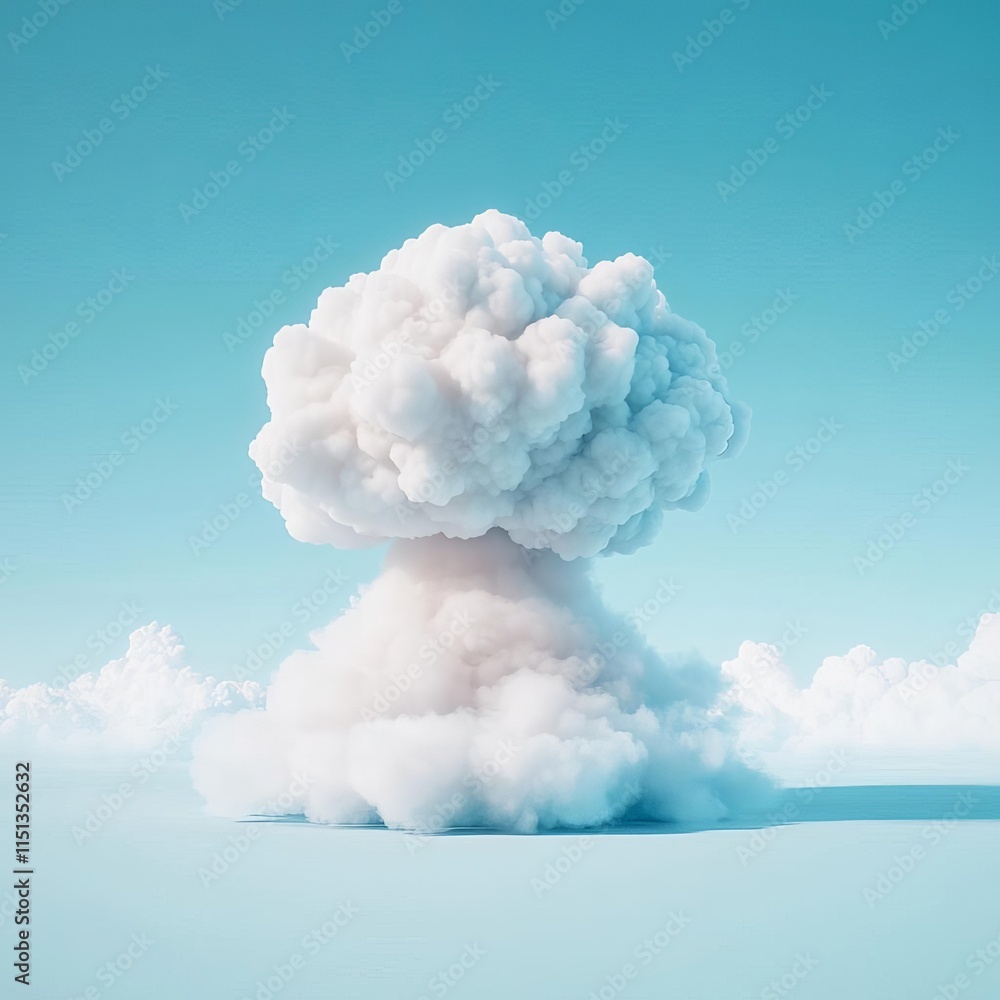 Time-lapse of a nuclear mushroom cloud forming, nuclear bomb, powerful imagery Time-lapse of a nuclear mushroom cloud forming, nuclear bomb, powerful imagery