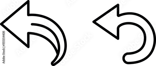 "Undo Icon for Reversible Actions in Applications and Software"