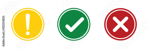 Danger sign vector. Warning sign isolated on white background.	
