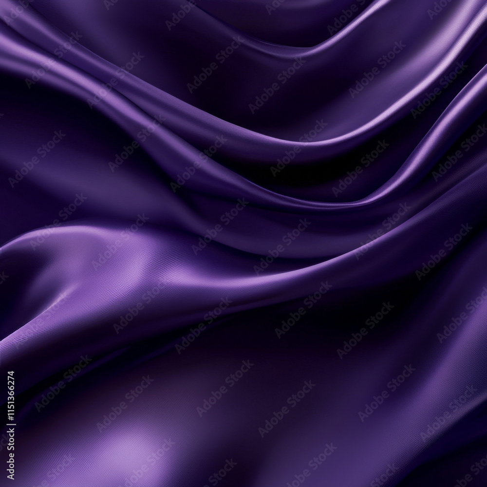 Obraz premium Royal Purple Silk Drape 