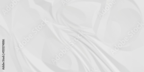 White crumpled paper texture . White wrinkled paper texture. White paper texture . White crumpled and top view textures can be used for background of text or any contents .