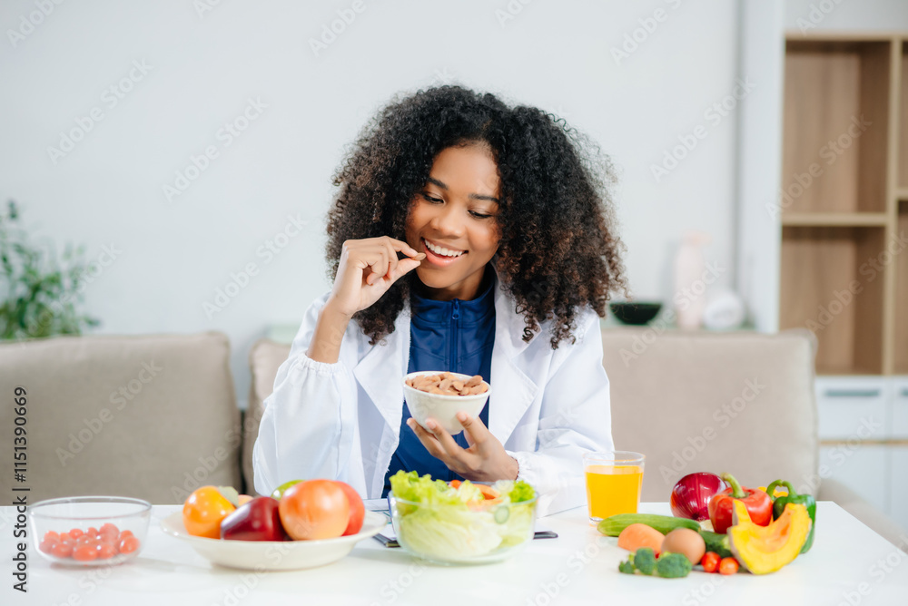 Explore a clinical nutritionist assessing fresh produce and supplements for health, diet planning, and wellness. Explore a clinical nutritionist assessing fresh produce and supplements for health, diet planning, and wellness.