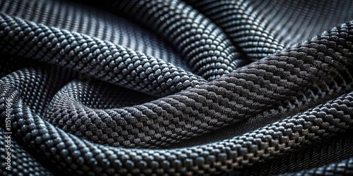 Wallpaper Mural Black Fabric Texture: Bird's Eye View Photography - High-Resolution Close-Up Images Torontodigital.ca