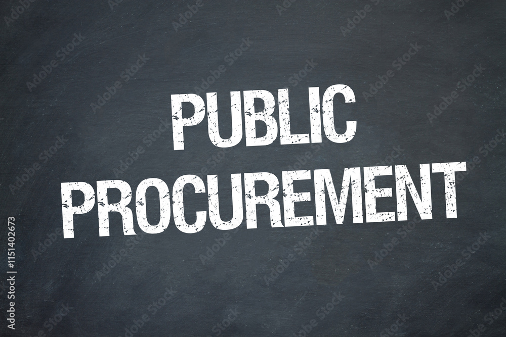 Fototapeta premium Public Procurement 