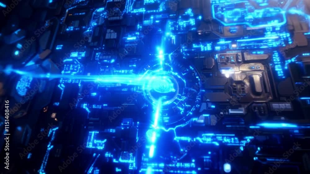 motion picture of technology abstract background motion picture of technology abstract background