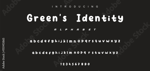 Playful cartoon Font, funky typeface for joyful brings life designs like children's artwork, birthday invitations, playful branding, and carnival typography. Vector typeset