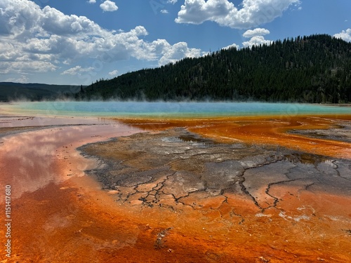Yellowstone Nationalpark Grand Prismatic Geyser