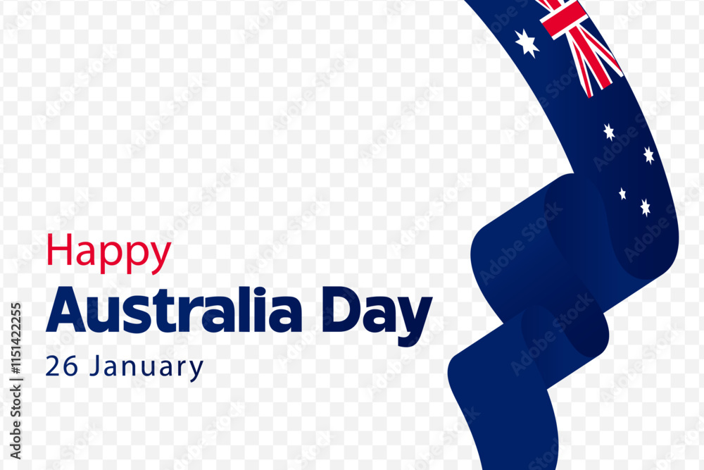 Obraz premium Australia day template