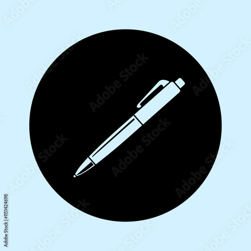 stationery pen symbol design