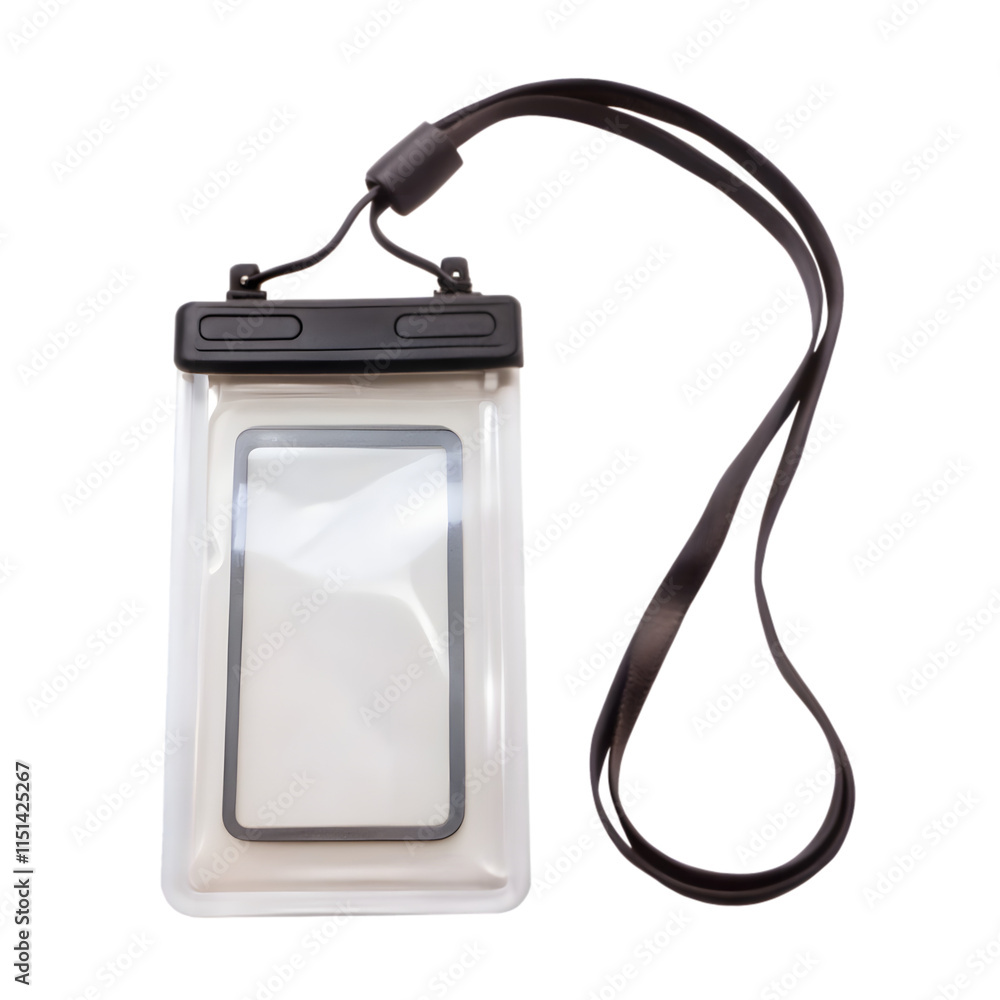 Fototapeta premium Waterproof Phone Pouch with Transparent Design. Perfect for: Beach outings, Water parks, Summer travels