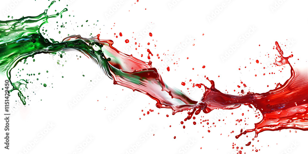 colorful paint splash isolated on transparent background, version 55 colorful paint splash isolated on transparent background, version 55