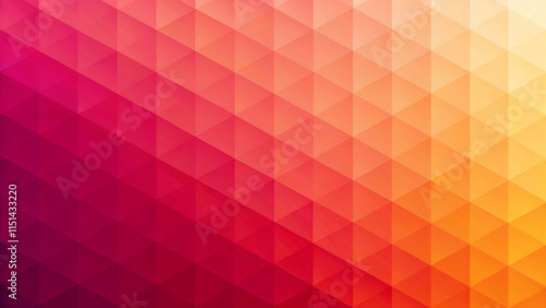 Geometric Gradient Background, Mixture of Pink and Orange Colors, Desktop Wallpaper