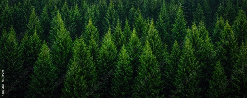 Aerial View forest idea. A lush green forest of tall evergreens with a serene and tranquil atmosphere. Aerial View forest idea. A lush green forest of tall evergreens with a serene and tranquil atmosphere.