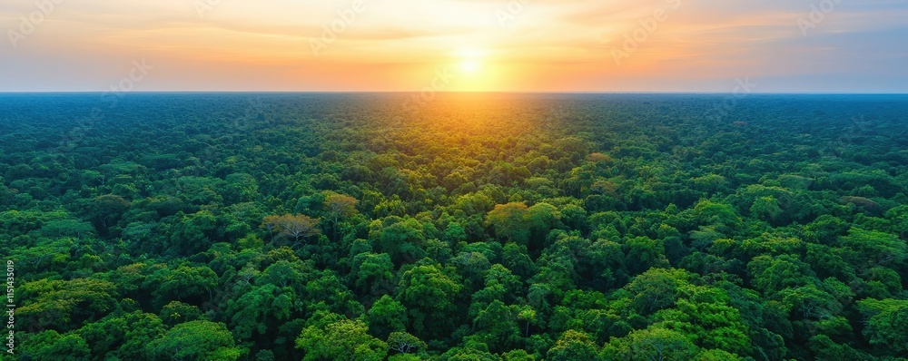 Aerial View forest idea. Stunning aerial view of a lush green forest at sunrise, showcasing nature's beauty. Aerial View forest idea. Stunning aerial view of a lush green forest at sunrise, showcasing nature's beauty.
