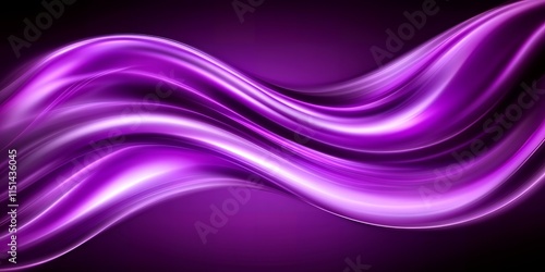 Abstract Purple Wave Background Swirling Design Elegant Curves Vivid Colors Dynamic Flow Smooth