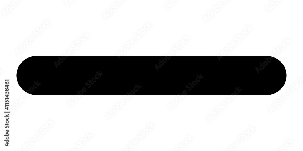 Black rounded rectangle png sticker, transparent background Black rounded rectangle png sticker, transparent background