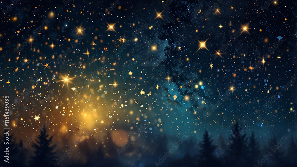 Obraz premium the sky in christmas