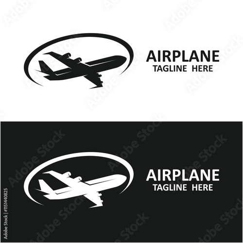 Creative and unique Airplane logo design. logo is suitable for airways industry, travel and brand company