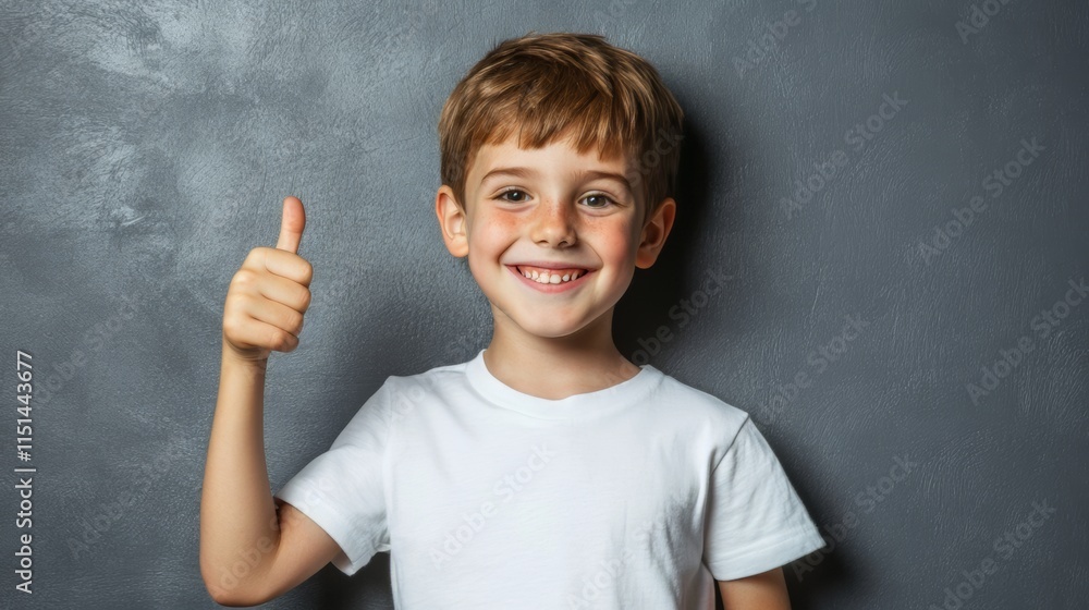 Radiant Child Smiles: Joyful Portrait Radiant Child Smiles: Joyful Portrait
