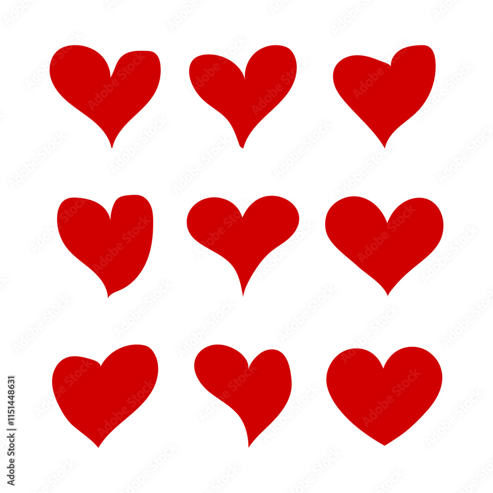 Heart Vector Icon. Heart. Red Hearts for Valentines. Big collection Red Hearts. Love Heart Vector Heart Vector Icon. Heart. Red Hearts for Valentines. Big collection Red Hearts. Love Heart Vector