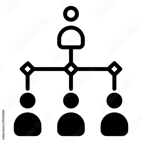 Boss icon, glyph icon style