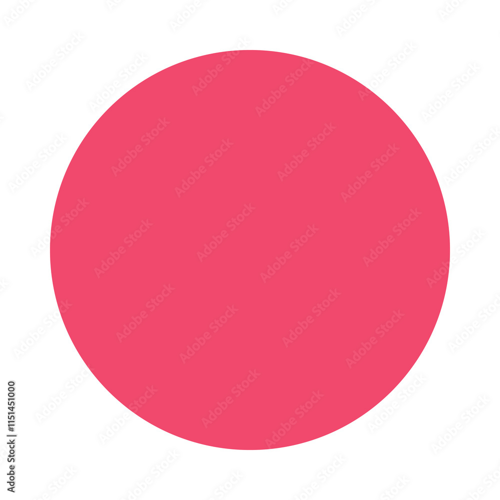 Pink round geometric shape transparent png