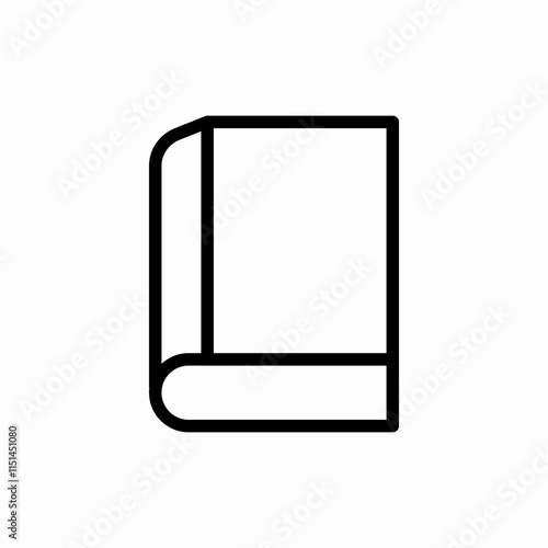 book page read icon vector sign