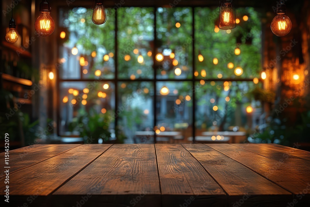 wooden table set against an abstract blur of restaurant lights, creating a warm and inviting atmosphere, perfect for dining and social gatherings wooden table set against an abstract blur of restaurant lights, creating a warm and inviting atmosphere, perfect for dining and social gatherings