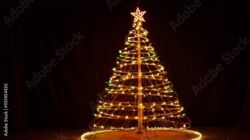 christmas tree with lights