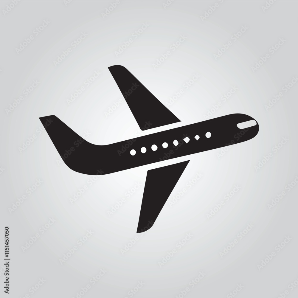 airplane icon black and white airplane icon black and white