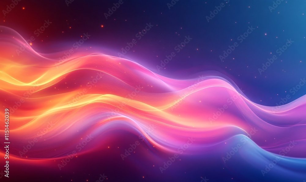 Obraz premium light streaks painting the air in smooth, flowing arcs. Generative AI