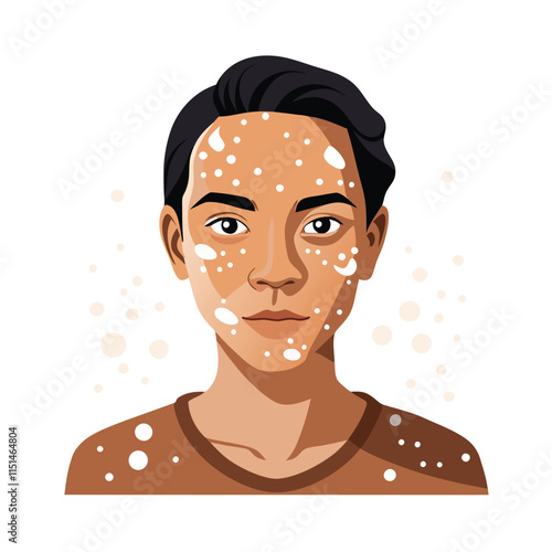Skin conditions vector illustration