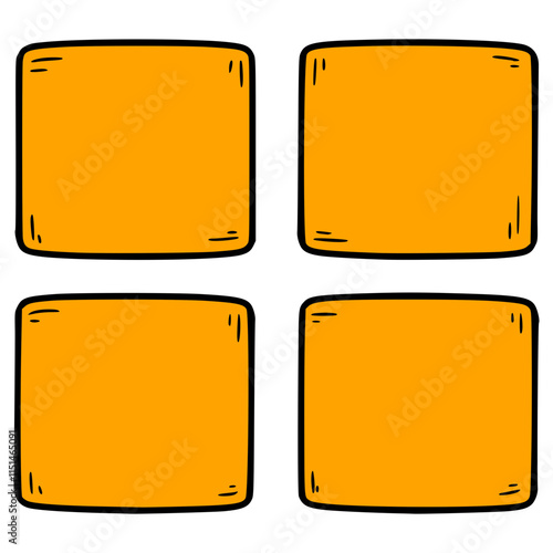 menu icon illustration hand drawn isolated vector