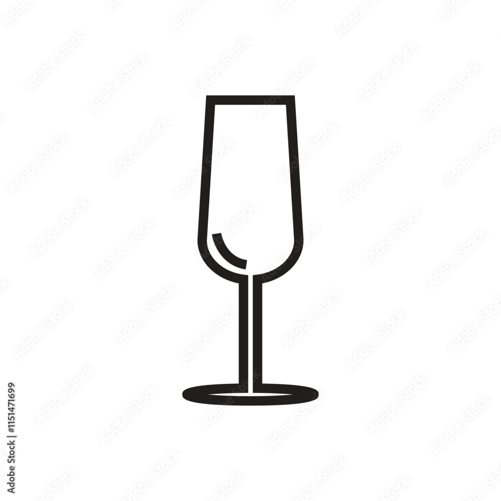 wine glass icon vector illustration isolated on white background. can used for design logo, visit card, etc wine glass icon vector illustration isolated on white background. can used for design logo, visit card, etc