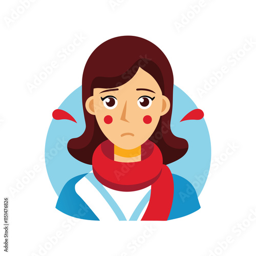 Skin conditions vector illustration