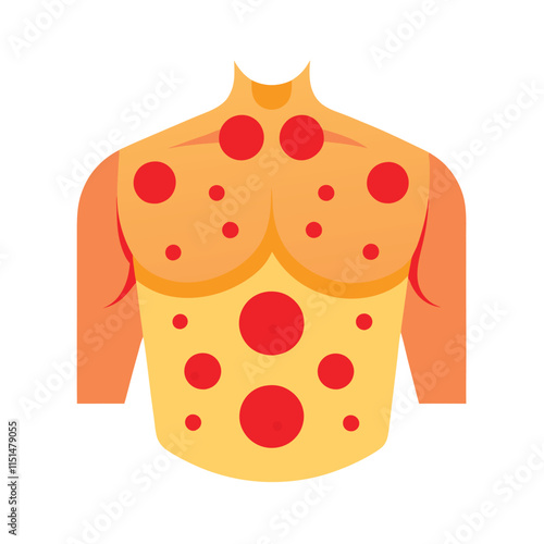 Skin conditions vector illustration