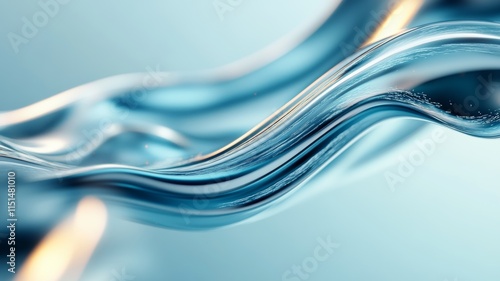 Wallpaper Mural Abstract Blue Liquid Wave Background Design: A Stunning Visual Representation of Flowing Water Torontodigital.ca
