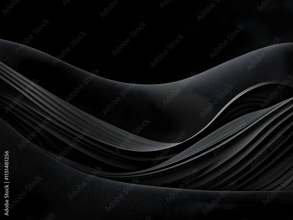 Obraz premium Dark Abstract 3D Background