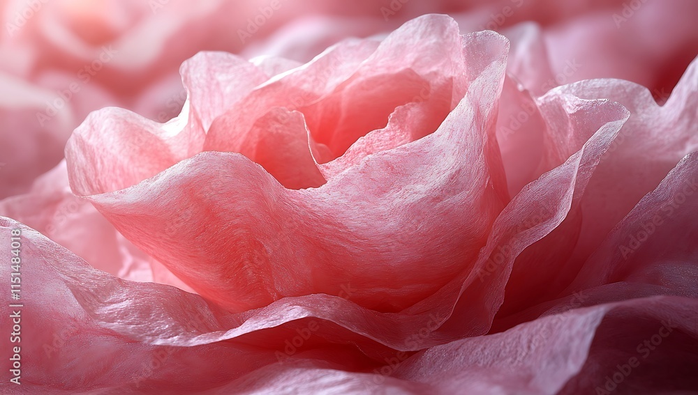 Close-Up of a Pink Flower, Valentine’s Day, Romantic Floral Beauty Close-Up of a Pink Flower, Valentine’s Day, Romantic Floral Beauty