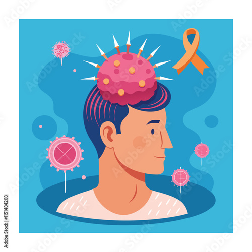 Skin conditions vector illustration