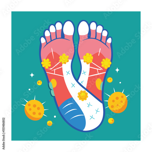 Skin conditions vector illustration