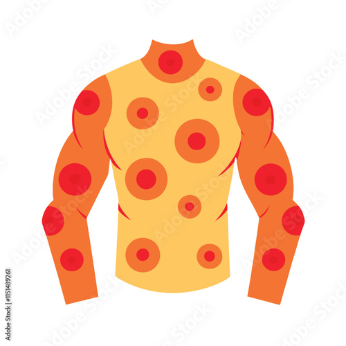 Skin conditions vector illustration