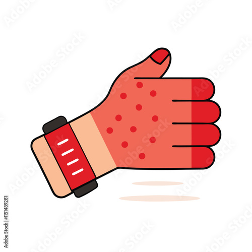 Skin conditions vector illustration