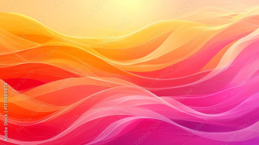 Flowing waves of warm colors blend seamlessly, evoking a sense of tranquility and creativity. The abstract design captures the essence of movement and warmth Flowing waves of warm colors blend seamlessly, evoking a sense of tranquility and creativity. The abstract design captures the essence of movement and warmth