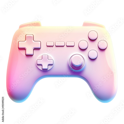 Obraz na płótnie Minimalist game controller icon, sleek design, clear outline, perfect for digital interfaces, seamless integration, enhances user experience w salonie