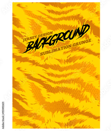 Modern sports striking tiger stripes pattern background vector design abstract halftone fur grunge style illustration sublimation sport jersey golden