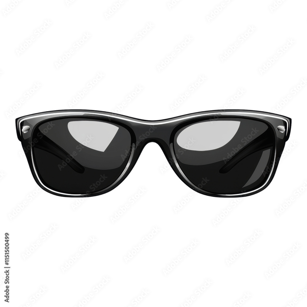 Modern sunglasses icon design, sleek and stylish, perfect for digital applications, transparent background for versatile use Modern sunglasses icon design, sleek and stylish, perfect for digital applications, transparent background for versatile use