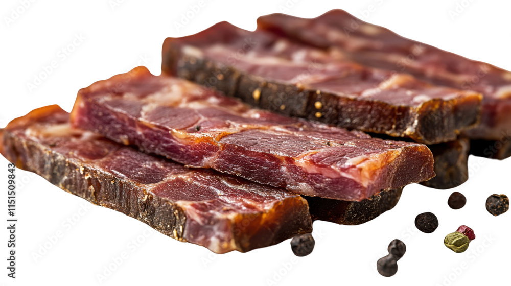 piece of meat on white background piece of meat on white background