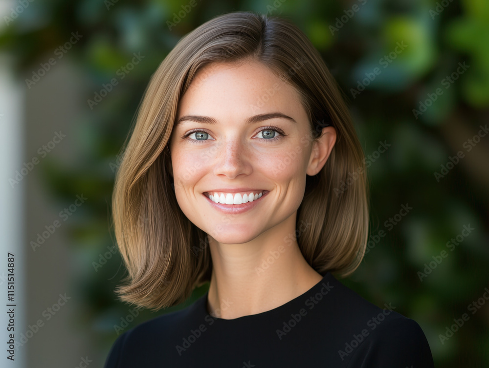 Obraz premium portrait of a smiling woman